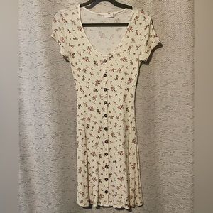 Floral Button Dress